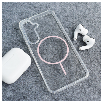 Maska Mag Case Clear Slim za Samsung A16 5G/ A166B roze