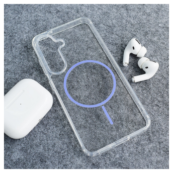 Maska Mag Case Clear Slim za Samsung A36 5G/ A366B/ A56 5G/ A566B ljubicasta