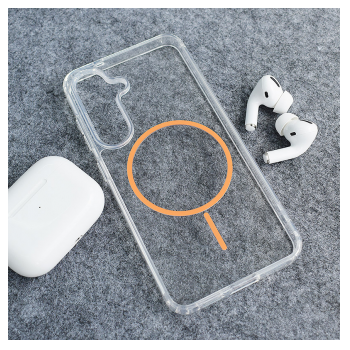 Maska Mag Case Clear Slim za Samsung A36 5G/ A366B/ A56 5G/ A566B narandzasta