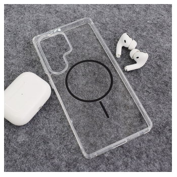 Maska Mag Case Clear Slim za Samsung S25 Ultra crna