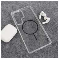 Maska Mag Case Clear Slim za Samsung S25 Ultra crna