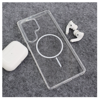 Maska Mag Case Clear Slim za Samsung S25 Ultra bela