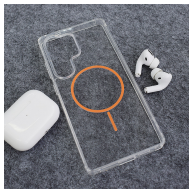 Maska Mag Case Clear Slim za Samsung S25 Ultra narandzasta
