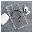 Maska Mag Case Clear Slim za iPhone 15 crna