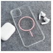 Maska Mag Case Clear Slim za iPhone 15 roze