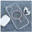 Maska Mag Case Clear Slim za iPhone 16 roze