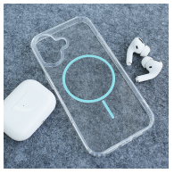Maska Mag Case Clear Slim za iPhone 16 plava