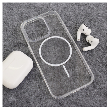 Maska Mag Case Clear Slim za iPhone 16 Pro Max bela