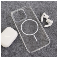 Maska Mag Case Clear Slim za iPhone 16 Pro Max bela