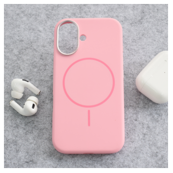 Maska Mag Case Nanobit Pure za iPhone 16 powder rose