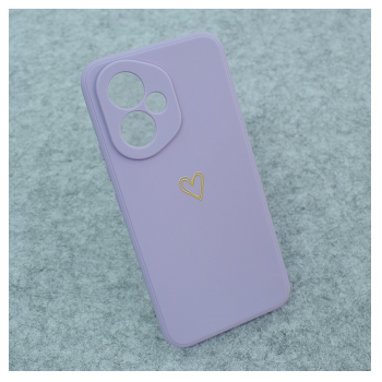 Maska Golden Heartbeat za Honor 400 ljubicasta