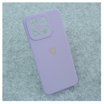 Maska Golden Heartbeat za Honor X6c ljubicasta