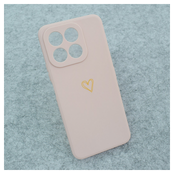 Maska Golden Heartbeat za Honor X6c roze