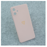 Maska Golden Heartbeat za Samsung A06/ A065F roze