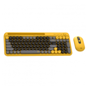 Combo mis tastatura wireless Fantech WK-899 GO mochi101 zuta