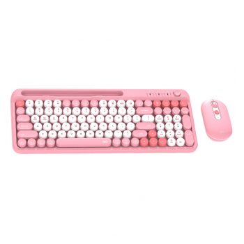 Combo mis tastatura wireless Fantech WK-899 GO mochi101 pink