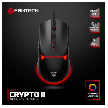 Mis Gaming Fantech VX7V2 Crypto II crni