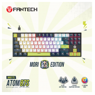 Tastatura Mehanicka Gaming Fantech MK877S RGB Atom 87S Mori bela (red switch)