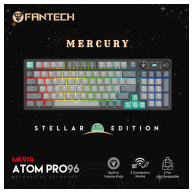 Tastatura Mehanicka Gaming Fantech MK914 RGB Atom PRO96 Wireless Mercury (red switch)