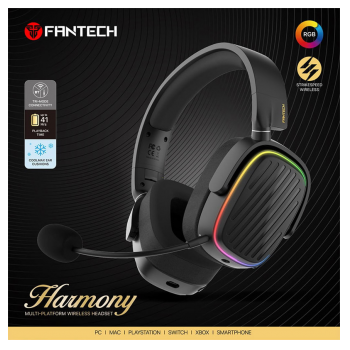 Bluetooth slusalice Fantech WHG02 Harmony crne