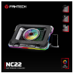Laptop Cooler Fantech NC22 RGB crni