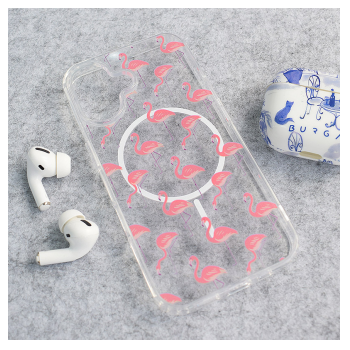 Maska Mag Case Nanobit Print za iPhone 16 Tropical Flamingos