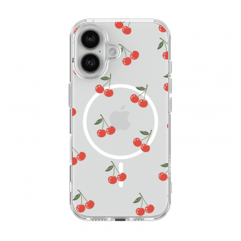 Maska Mag Case Nanobit Print za iPhone 16 Sweet Cherry