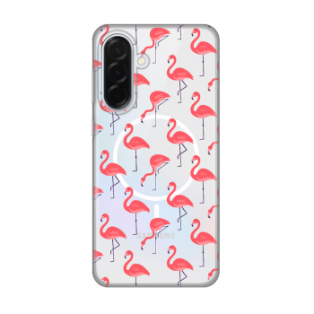 Maska Mag Case Nanobit Print za Samsung A36 5G/ A366B/ A56 5G/ A566B Tropical Flamingos