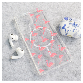 Maska Mag Case Nanobit Print za Samsung S25 Ultra Tropical Flamingos