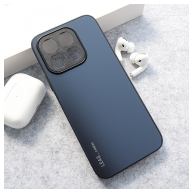 Maska AG Frosted za Honor X6c tamno plava