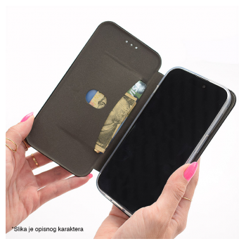 Maska na preklop Coral Book za Samsung A07/ A075F roze zlatna