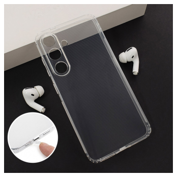 Maska Skin Silikon with pluggy za Samsung S25 FE/ S731B transparent