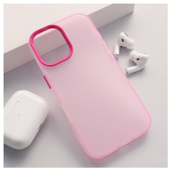 Maska Electro Glow Frame za Samsung A07/ A075F roze