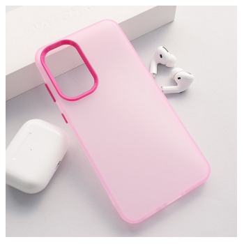 Maska Electro Glow Frame za Samsung A17 5G/ A175F roze