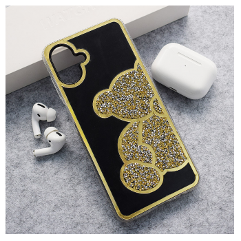Maska Teddy Bear za Samsung A07/ A075F zlatna
