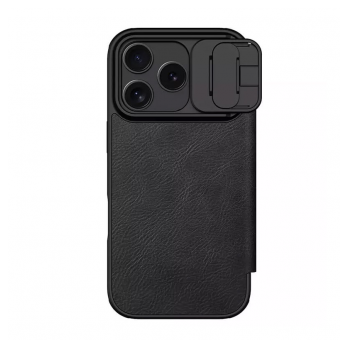 Maska na preklop Nillkin Qin Pro za iPhone 17 Pro crna