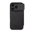 Maska na preklop NILLKIN Qin Pro za iPhone 17 Pro Max/ 18 Pro Max crna