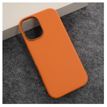 Maska Beautiful Shine Leather za iPhone 17 narandzasta