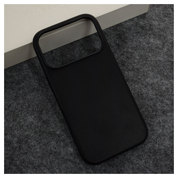 Maska Beautiful Shine Leather za iPhone 17 Pro crna