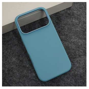 Maska Beautiful Shine Leather za iPhone 17 Pro svetlo plava