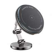 Auto drzac za telefon sa bezicnim punjenjem magnetni YESIDO C306 15W