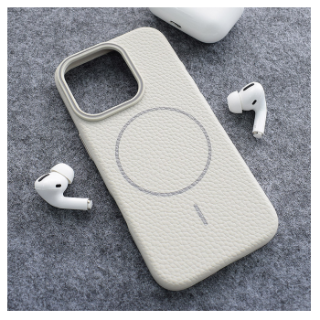 Maska Mag Case Summer Beats za iPhone 16 Pro Max krem