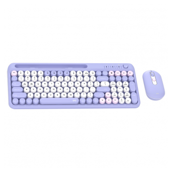 Combo mis tastatura wireless Fantech WK-899 GO Mochi 101 ljubicasta.