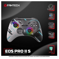 Joypad wireless Fantech WGP15V2S EOS PRO II S Geminus multiplatform RGB crnii