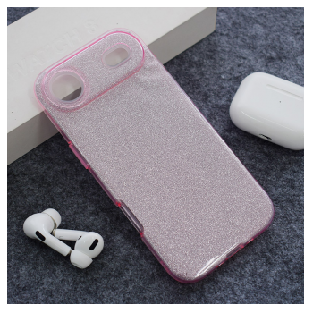 Maska Crystal Dust za iPhone 17 Air pink