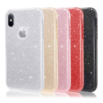 Maska Crystal Dust za iPhone 17 Pro pink