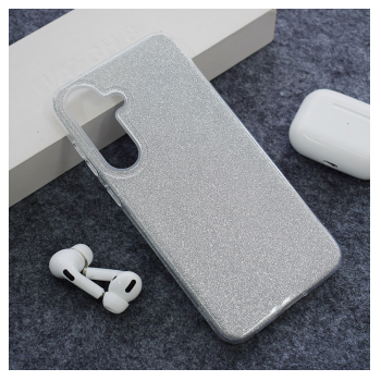 Maska Crystal Dust za Samsung S25 FE/ S731B srebrna