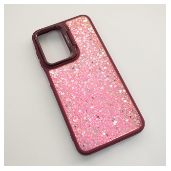 Maska Crystal Dots za Samsung A26 5G/ A266B bordo