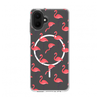Maska Mag Case Nanobit Print za Samsung A07/ A075F Tropical Flamingos