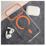 Maska Berlia Sheen Mag Case za iPhone 17 Pro Max narandzasta